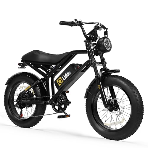 Electric Bike for Adults 1500W Peak Motor 20" Fat Tires 28MPH Removable Battery Dual Suspension 7-Speed M72522