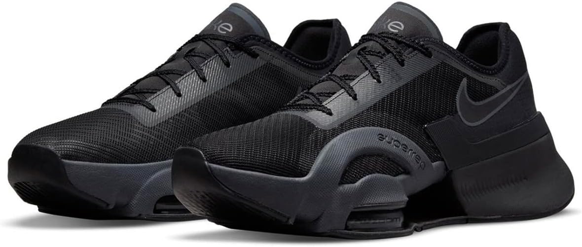 Men's Running Trainers Sneakers, Black Q20040