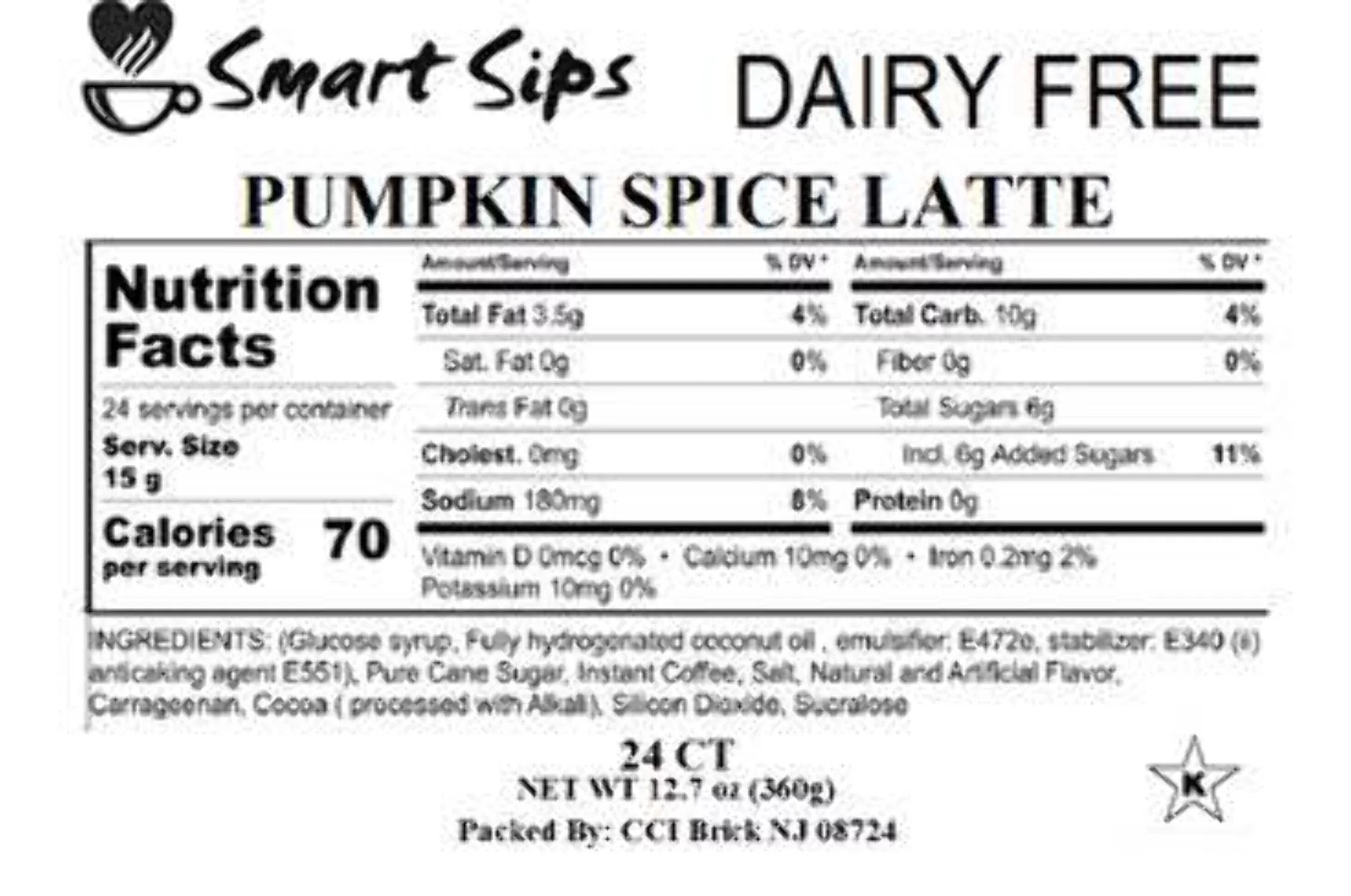 Pumpkin Spice Latte Single-Serve Pods for Keurig Brewers E355729