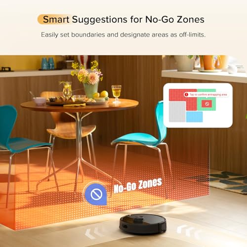 Robot Vacuum with Self-Empty Dock, 5500 Pa Suction, LiDAR Navigation E428049