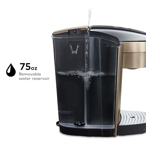 Single Serve K-Cup Pod Coffee Maker with Strength and Temperature Control T756