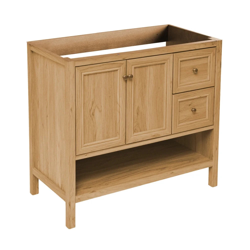 36" Bathroom Vanity in Natural Oak D4303