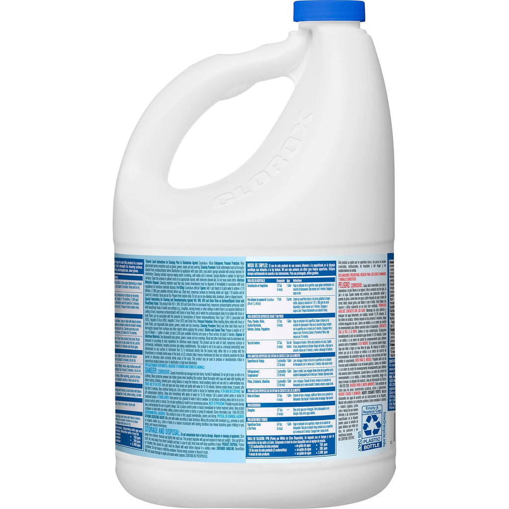 Germicidal Bleach, 121 Ounce Bottle, Pack of 3 E6663