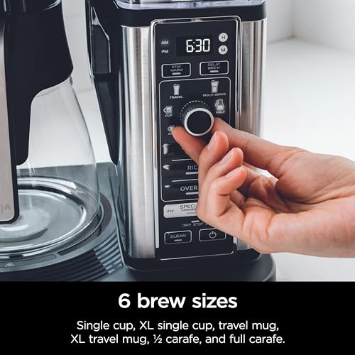 Coffee Maker with Rapid Cold Brew, 4 Brew Styles, 12-Cup Carafe, Black L957858
