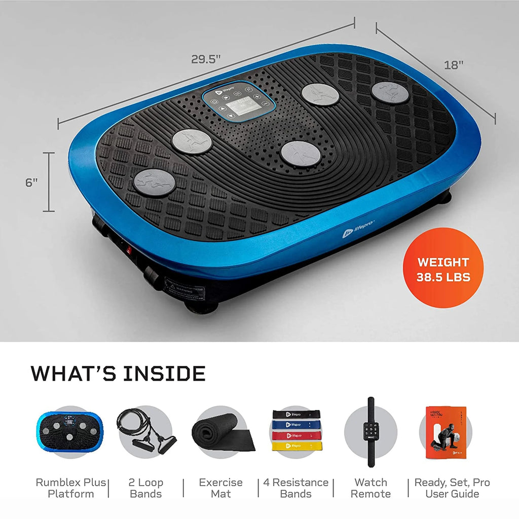 4D Triple Oscillation Vibration Plate Home Workout Equipment P351295