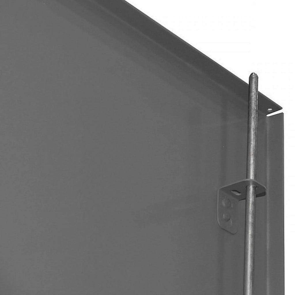 Storage Cabinet, 78"x72"x24", Gray, 4 Shelves R56572