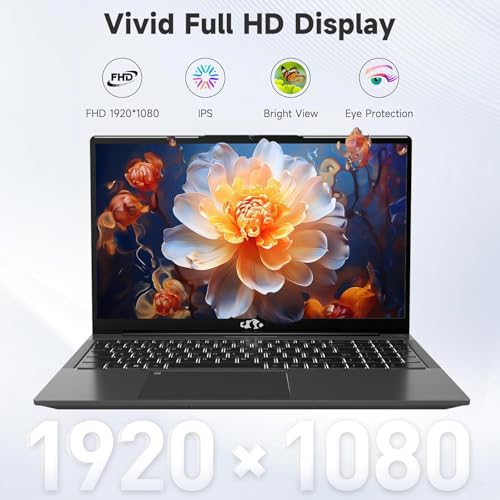 15.6" IPS FHD Laptop, Intel 6 Core i3, 8GB RAM 256GB SSD, Backlit Keyboard, Fingerprint, Wi-Fi 6, Win 11 P765767