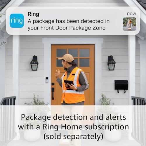 Battery Doorbell with Head-to-Toe Video, Two-Way Talk and Motion Alerts M80107