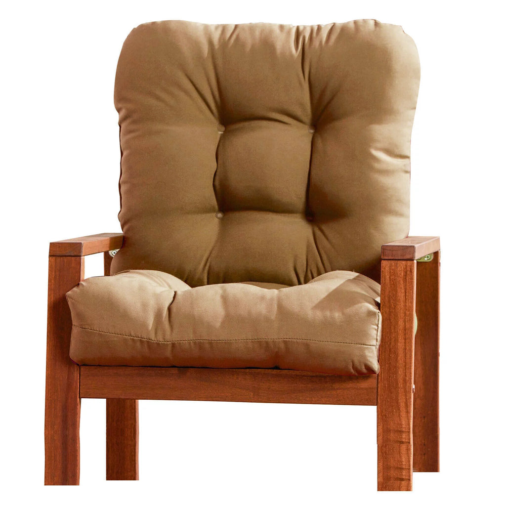 Outdoor Patio Chair Cushion Seat Pad, All Weather Replacement, Light Brown S888006
