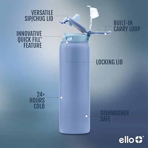 Stainless Steel Water Bottle with Leak Proof Lid, 22oz F571