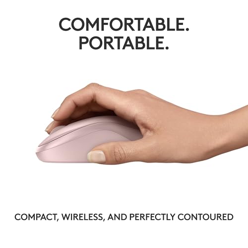Wireless Mouse, 2.4GHz USB Receiver, 12-Month Battery, 1000 DPI Optical Tracking I608686