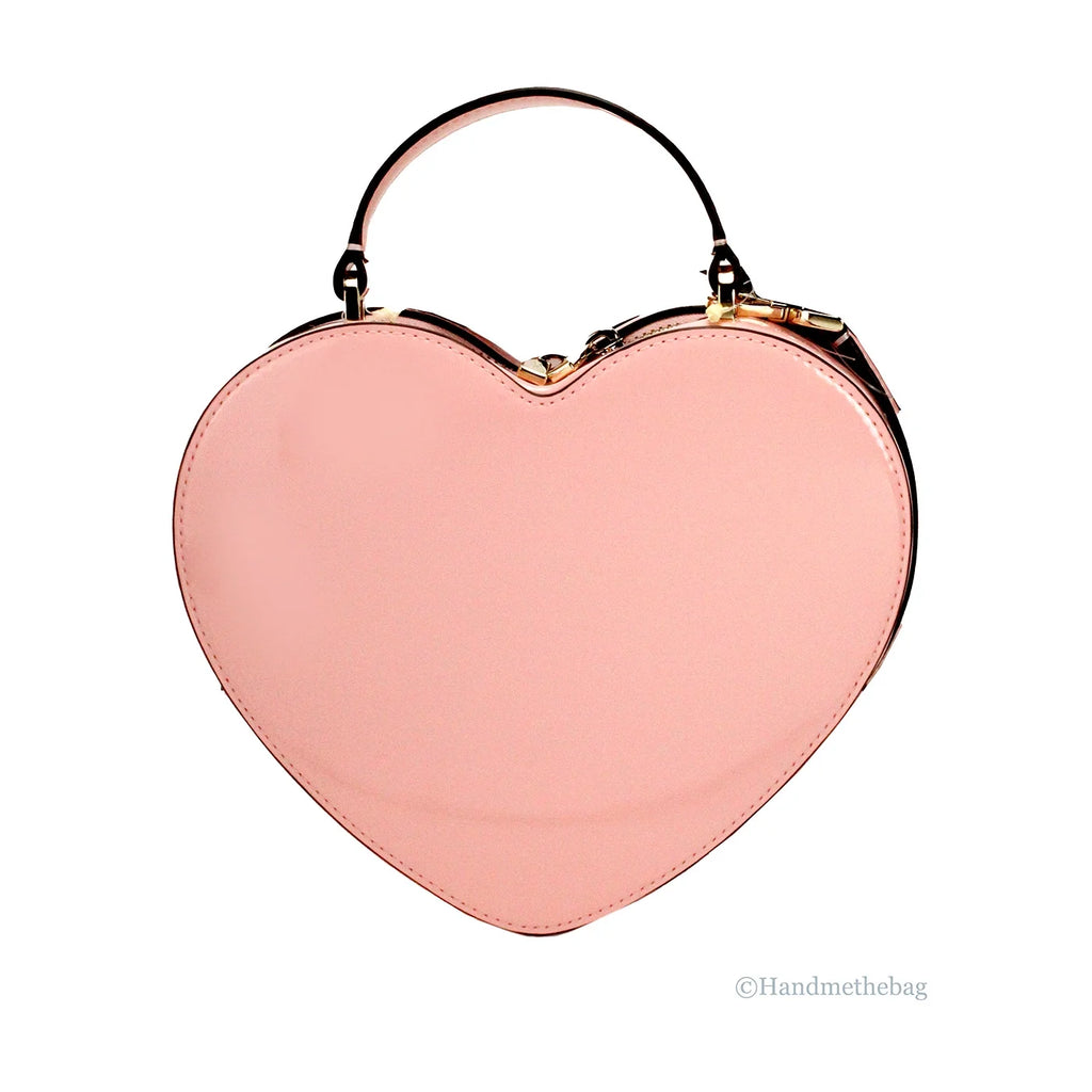 Patent Leather Heart Crossbody Bag C3918