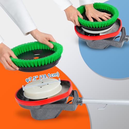 12" Light-Duty Scrub Brush for Floor Scrubber W3389
