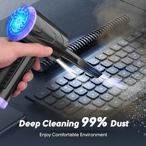 Cordless Electric Air Duster for Keyboard and Computer Cleaning X3968
