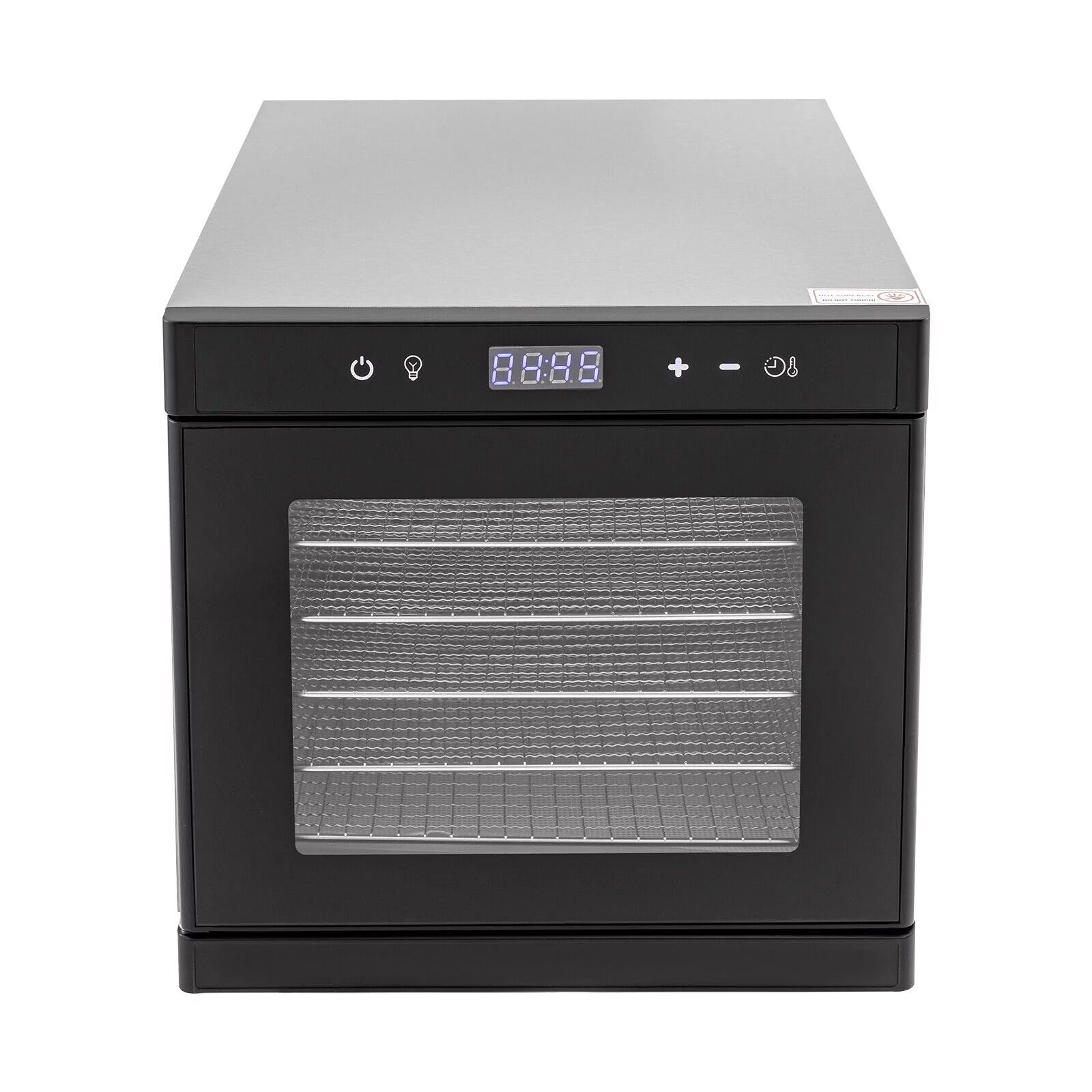6/8 Tray Food Dehydrator Stainless Steel Meat Fruit Vegetable Dryer T69795