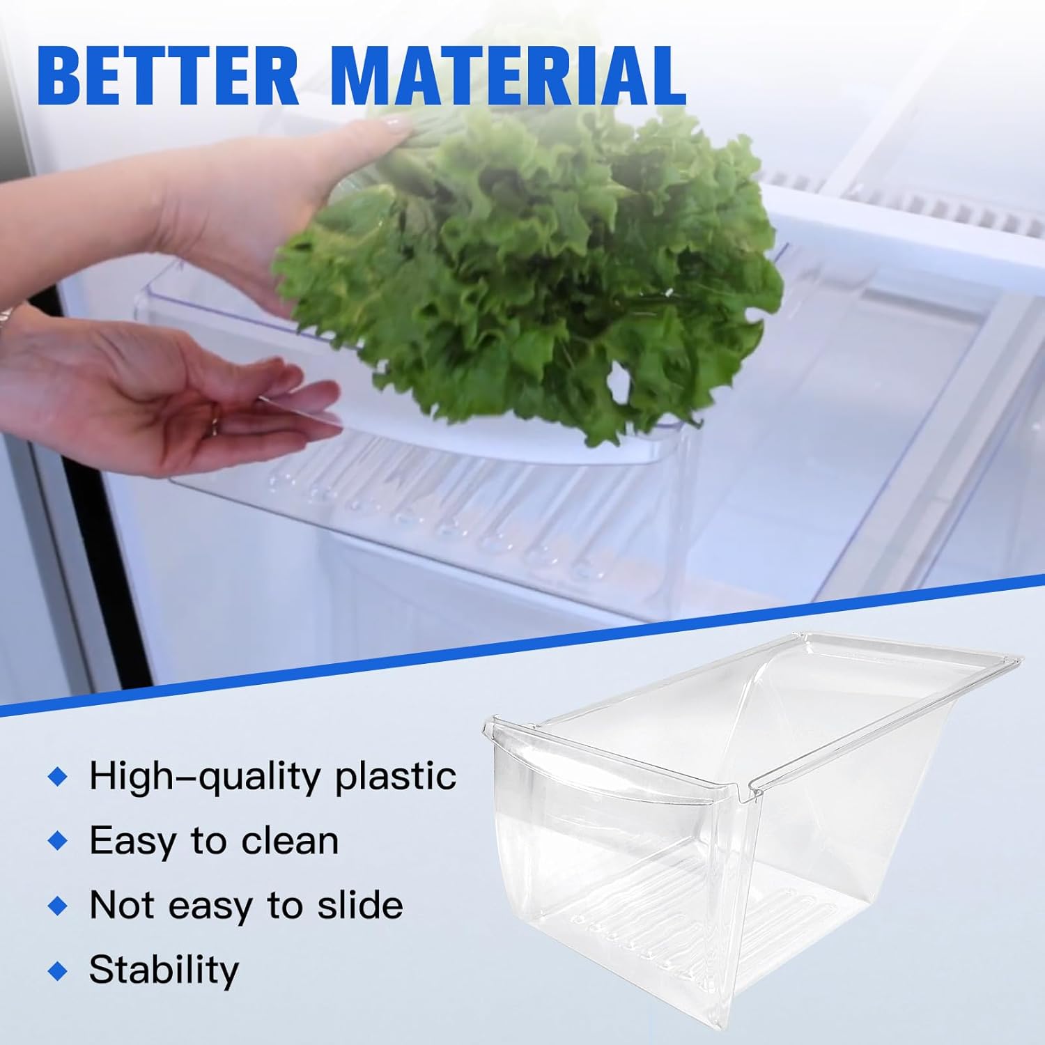 Fridge Crisper Drawer & Bin Replacement for Refrigerator X701