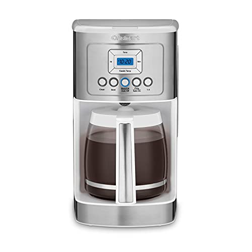 Cuisinart Coffee Maker, 14-Cup Glass Carafe, Fully Automatic for Brew Strength Control & 1-4 Cup Setting, Stainless Steel, DCC-3200P1