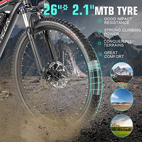 Electric Bike for Adults, 500W Motor, 48V Battery, Up to 55 Miles V6730