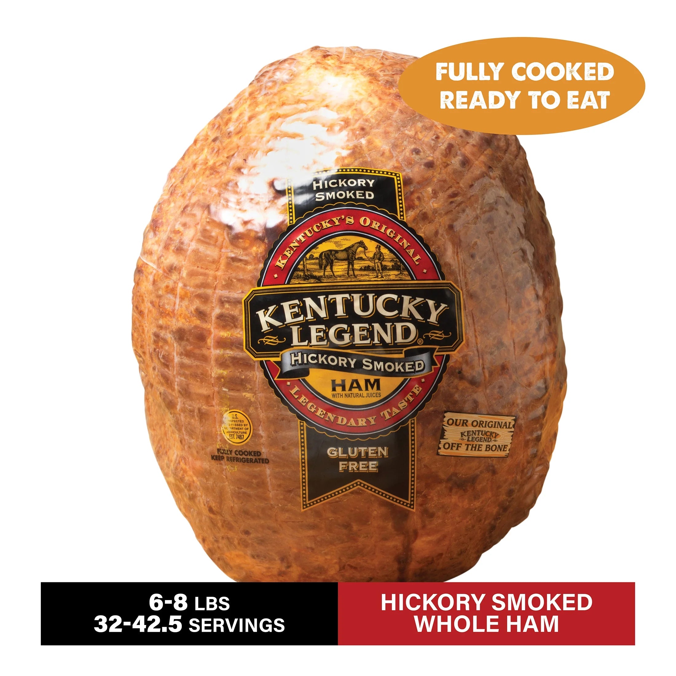 Smoked Ham, Gluten-Free, 3 oz Serving L926