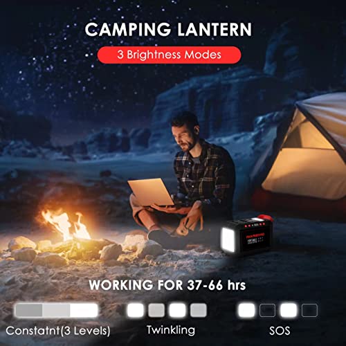 Portable Power Station 88Wh Camping Lithium Battery Solar Generator Fast Charging with AC Outlet N28722