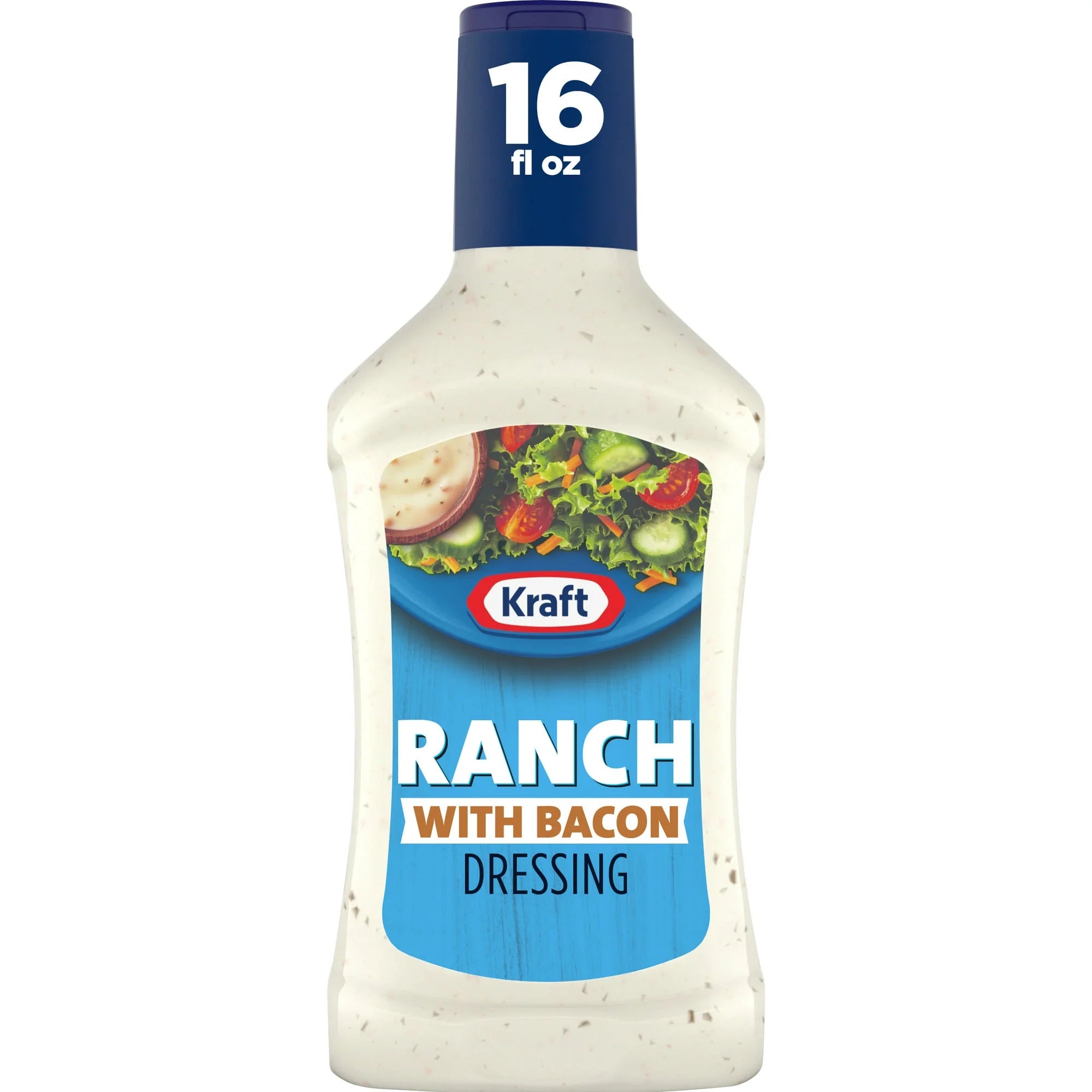 Ranch Salad Dressing with Bacon, 16 fl oz, Pack of 2 P456946
