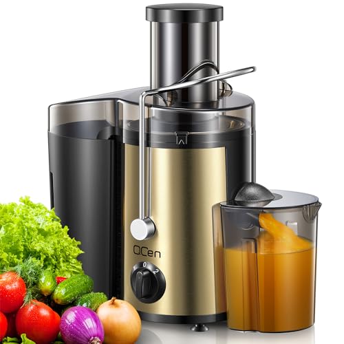 Juicer Machine, 800W Centrifugal Extractor with Wide Mouth Feed Chute, Stainless Steel, BPA-free Y425329