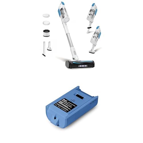 LEVOIT Cordless Vacuum Cleaner, Stick Vac with Tangle-Resistant Design, Up to 50 Minutes, Powerful Suction, Rechargeable, Lightweight, and Versatile for Carpet, Hard Floor, Pet Hair, LVAC-200