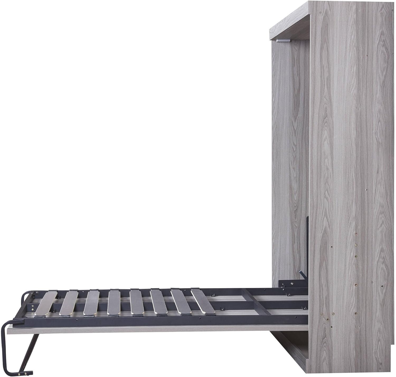Twin Wooden Murphy Bed Folding into Cabinet I1008