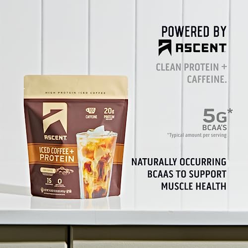 Iced Coffee Protein Powder with 20g Protein and 100mg Caffeine Z752046