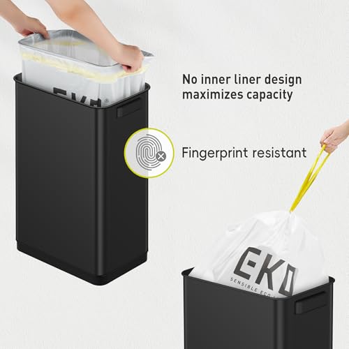 Touchless Motion Sensor Trash Can, 13.2 Gallon, Brushed Stainless Steel A497976