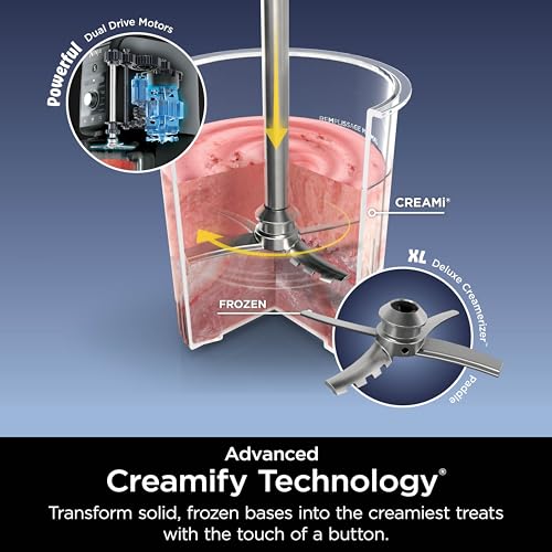 Ice Cream & Frozen Treat Maker with 2 XL Pint Containers H2087