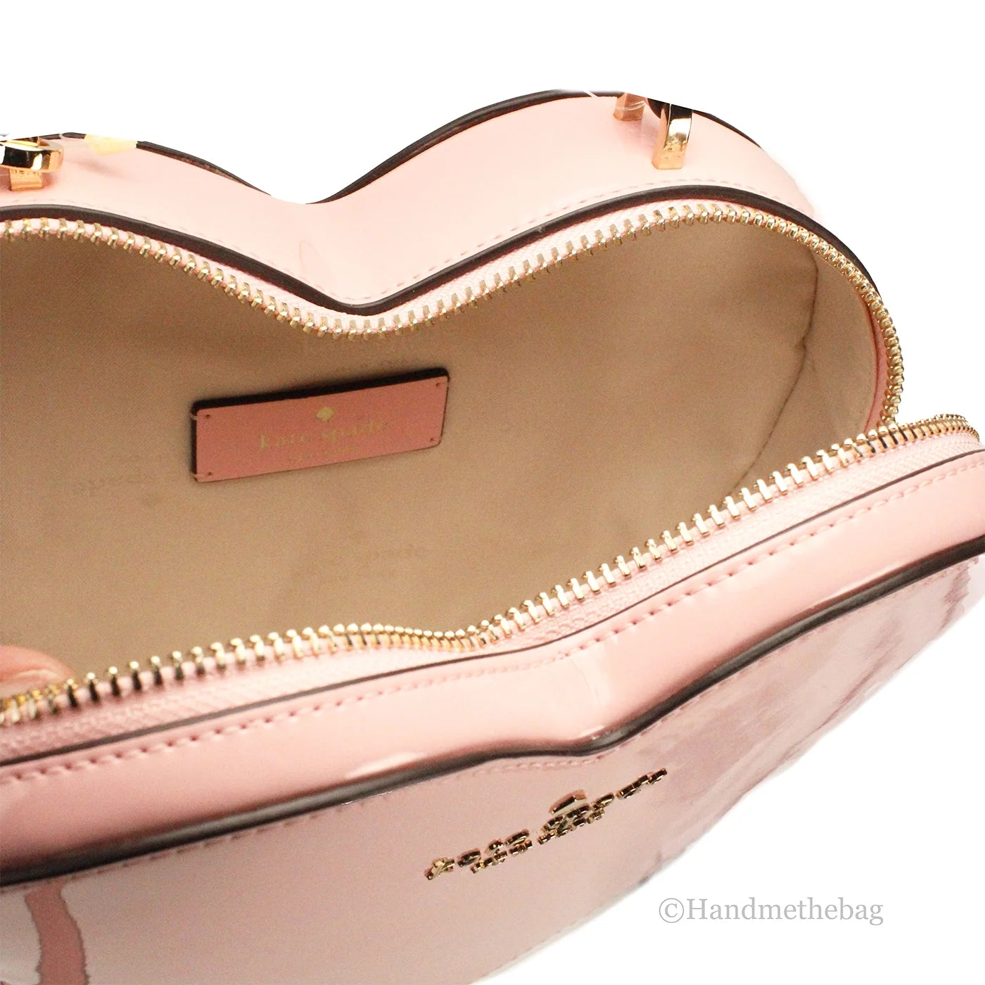 Patent Leather Heart Crossbody Bag C3918