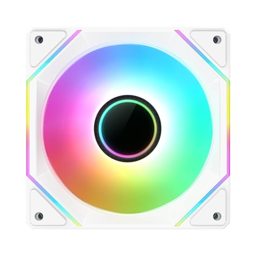 120mm Black Mirror RGB Fans, PWM, 3 Pack K13364