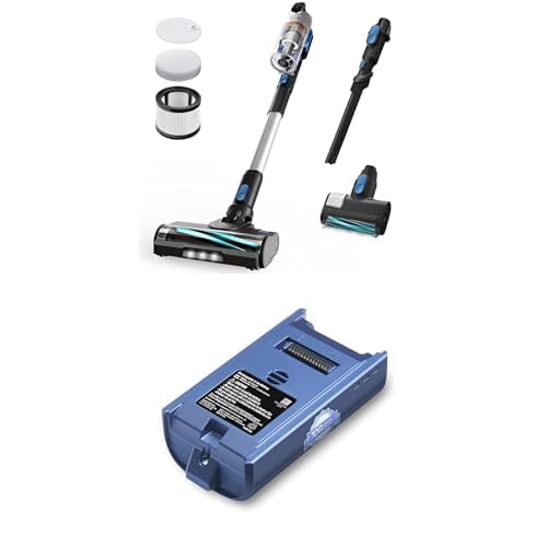 Cordless Stick Vacuum Cleaner with Tangle-Resistant Design, 50-Minute Runtime T113949