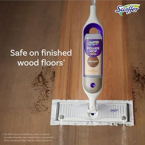 Wood Floor Cleaner with Mop Pads and Lemon Solution D889