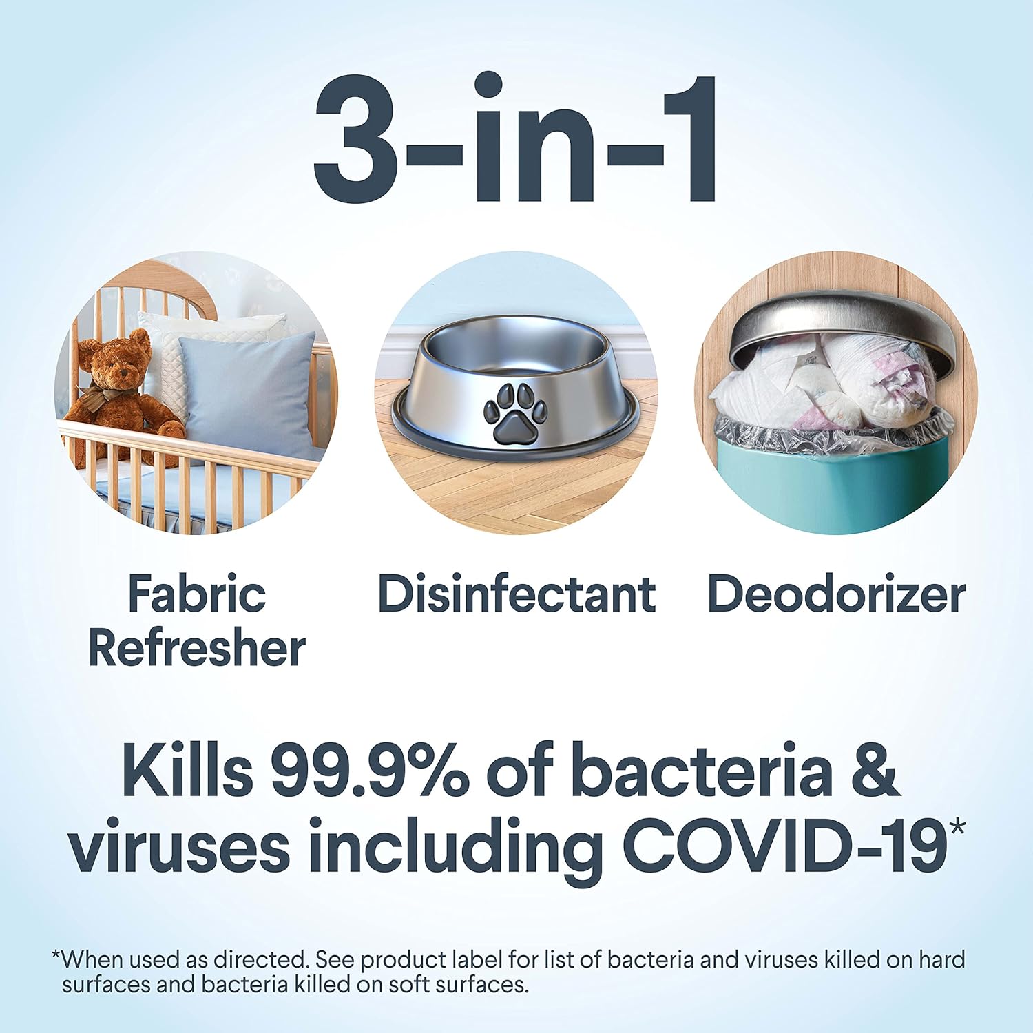 Disinfecting Mist Household Essentials, 2-Pack Spray and Refill K765772