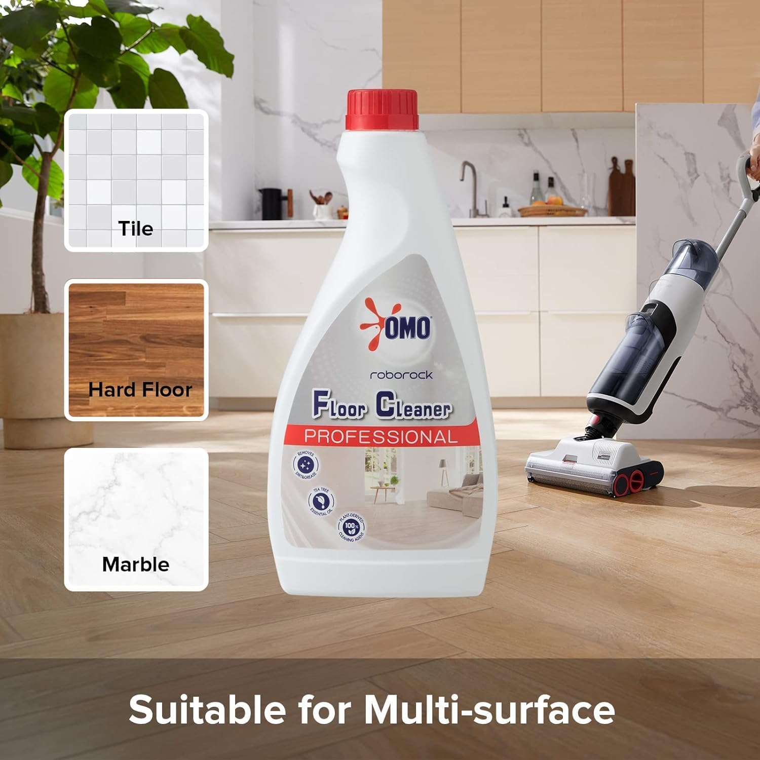 Robot Vacuum and Mop with Multi-Surface Floor K2750