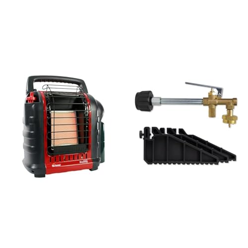 Portable Propane Radiant Heater, 4,000-9,000 BTU Indoor-Safe G8796