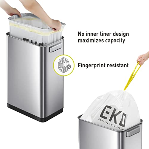 Touchless Motion Sensor Trash Can, 13.2 Gallon, Brushed Stainless Steel A497976