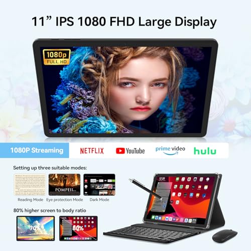 11 inch Android 14 Tablet 128GB ROM 16GB RAM 4G LTE WiFi Octa-Core W36923