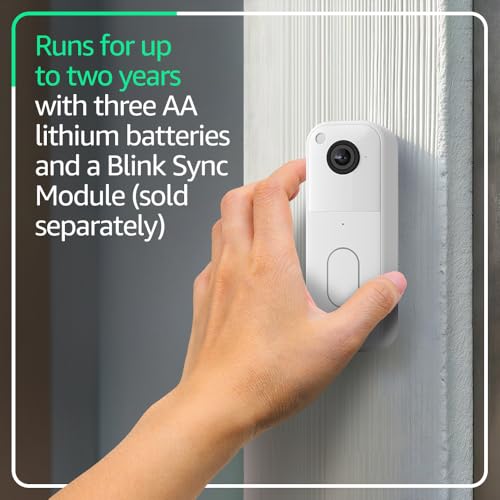 Video Doorbell with HD View, Two-Year Battery Life, and Sync Module P49142