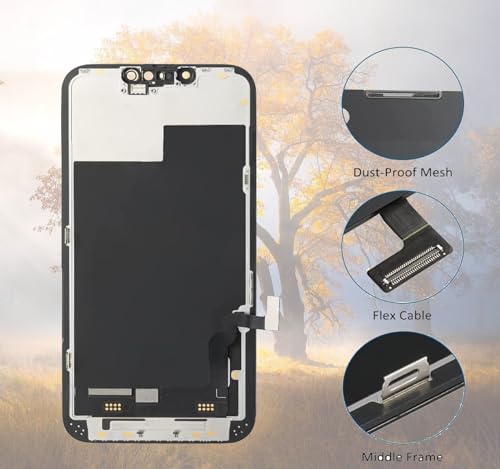 iPhone 11 Screen Replacement Kit LCD Digitizer Front Glass with Face ID Support 6.1 Inch C745968