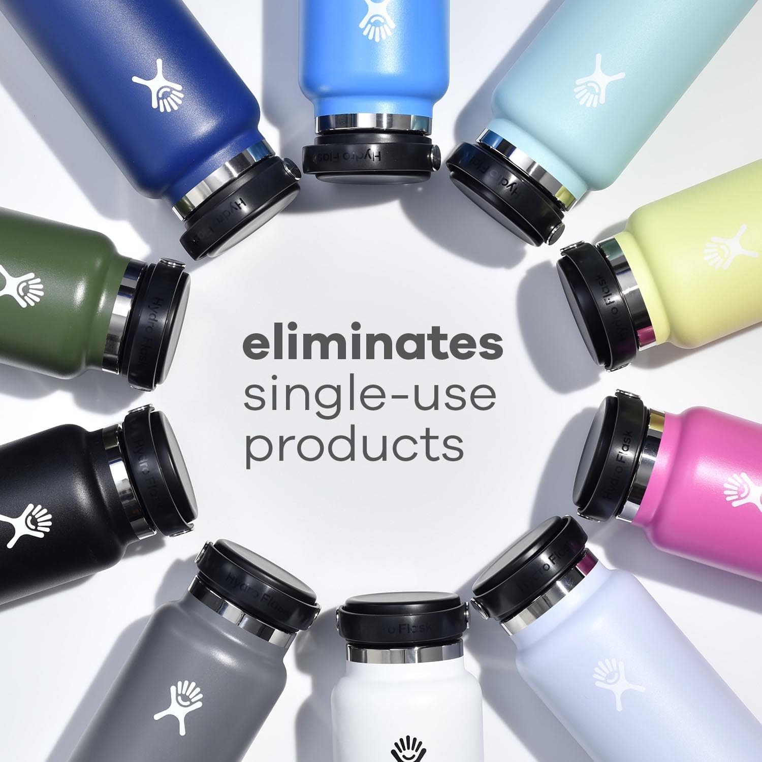 Wide Mouth Water Bottle with Flex Cap Q725