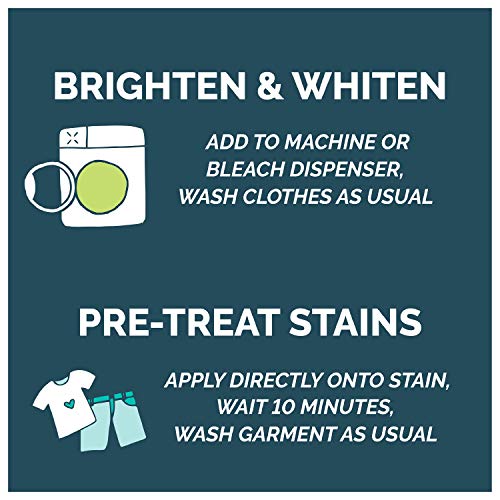 Non-Chlorine Bleach, 3-in-1 Stain Fighter, Free & Clear, 64 Fl Oz D423