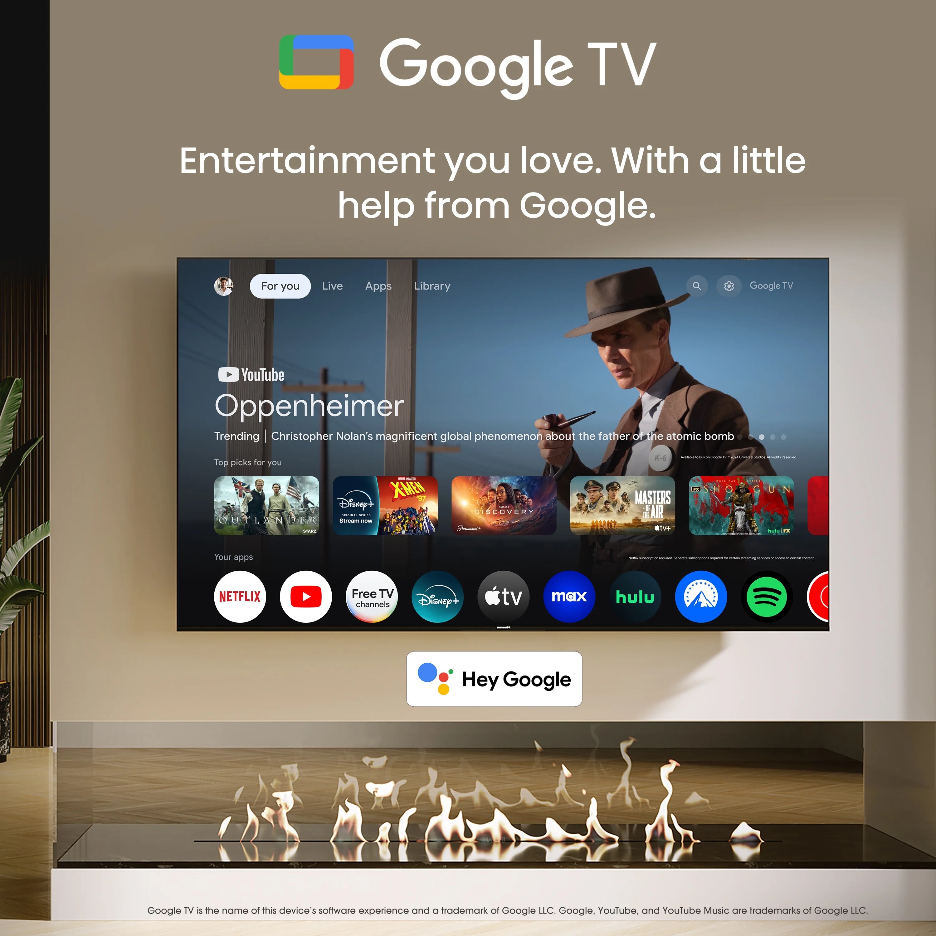 65-Inch 4K UHD Smart TV with AI Upscaler and Voice Remote M322321