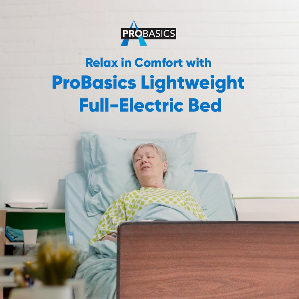 Full Electric Hospital Bed with Adjustable Motor, Springs, and Bed Ends for Home Use Y3105