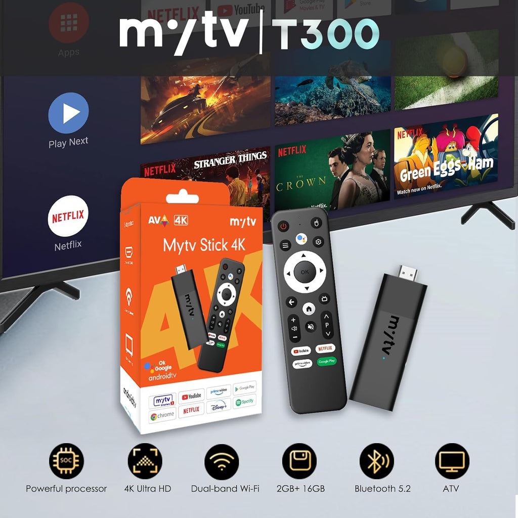 4K Smart TV Stick with Voice Remote, 2GB 16GB, Quad Core, WiFi J714422