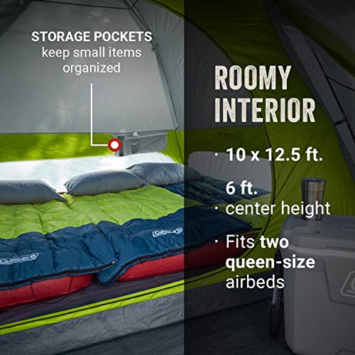 Camping Tent with Screen Room, Weatherproof for 4/6/8 Person W1132