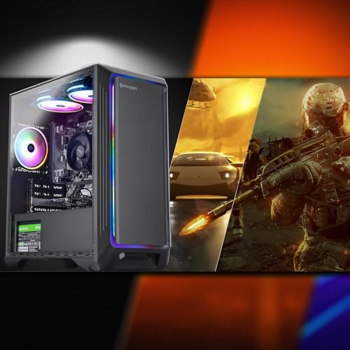 Gaming Desktop PC with AMD Ryzen 7, 1TB SSD, 16GB RAM Z29033