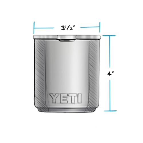 Vacuum Insulated Stainless Steel Stackable Lowball with Lid, 10 oz P764067
